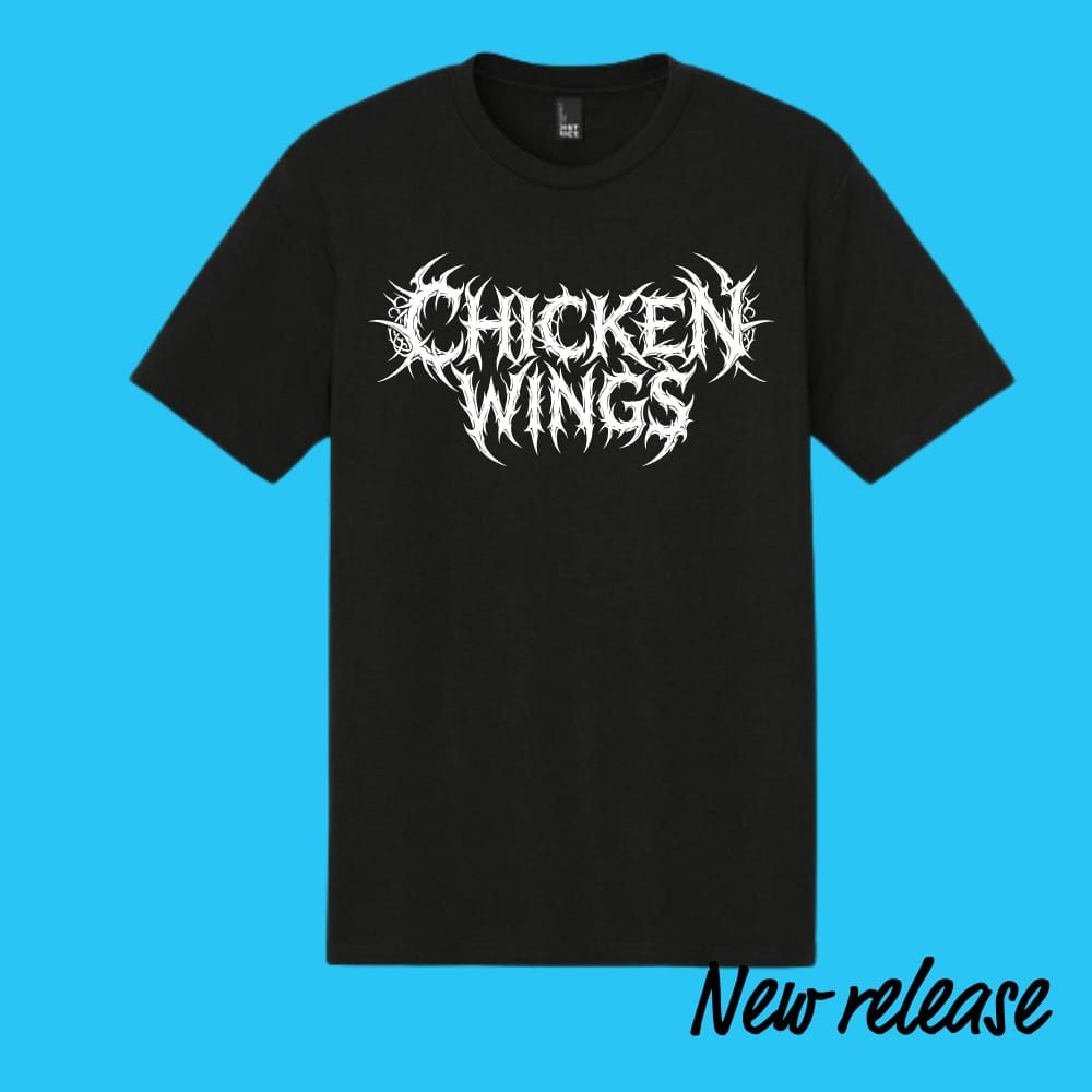 Chicken Wings Tee in Black